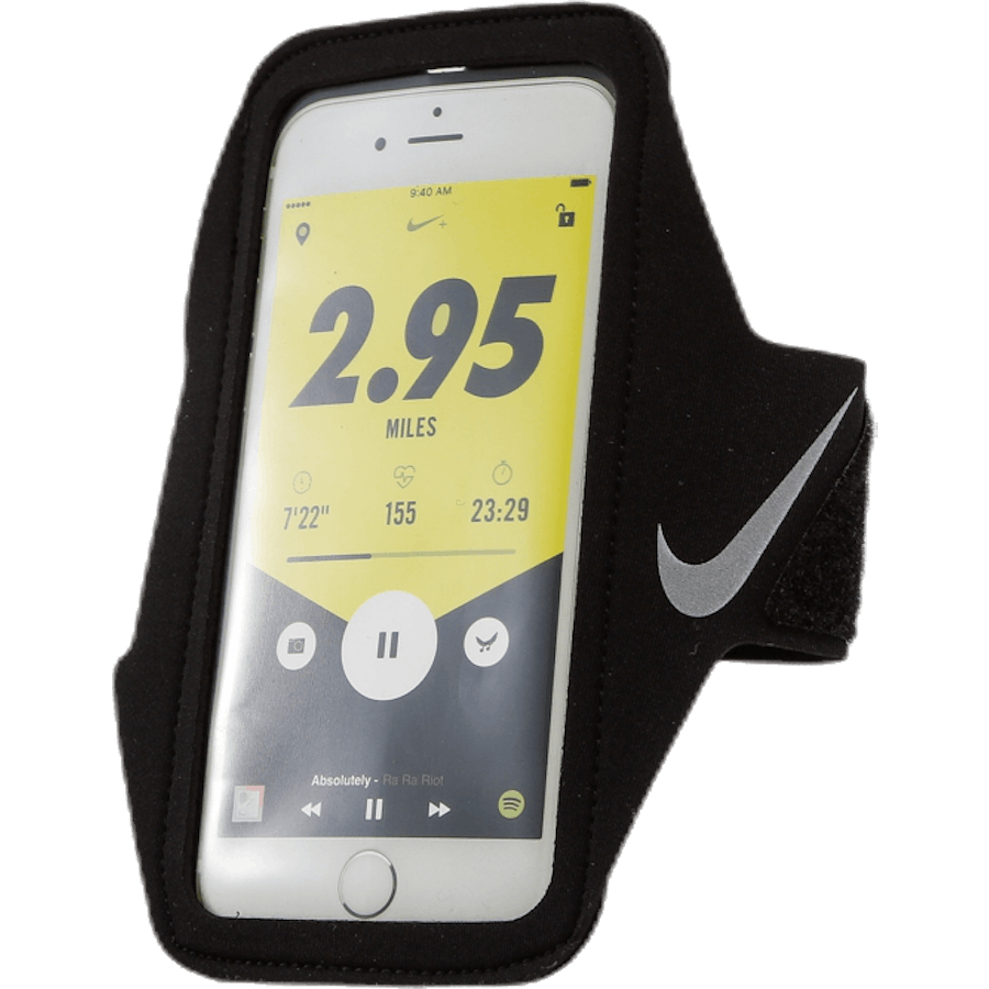 Lean Arm Band Plus Black/Silver