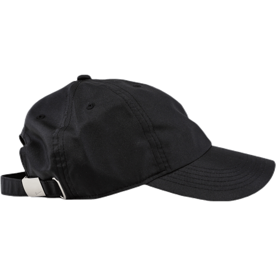 Heritage86 Kids' Adjustable Hat BLACK/METALLIC SILVER
