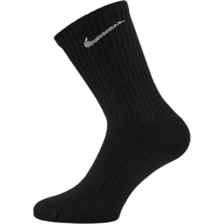 Everyday Cushioned Training Crew Socks (6 Pairs) BLACK/WHITE