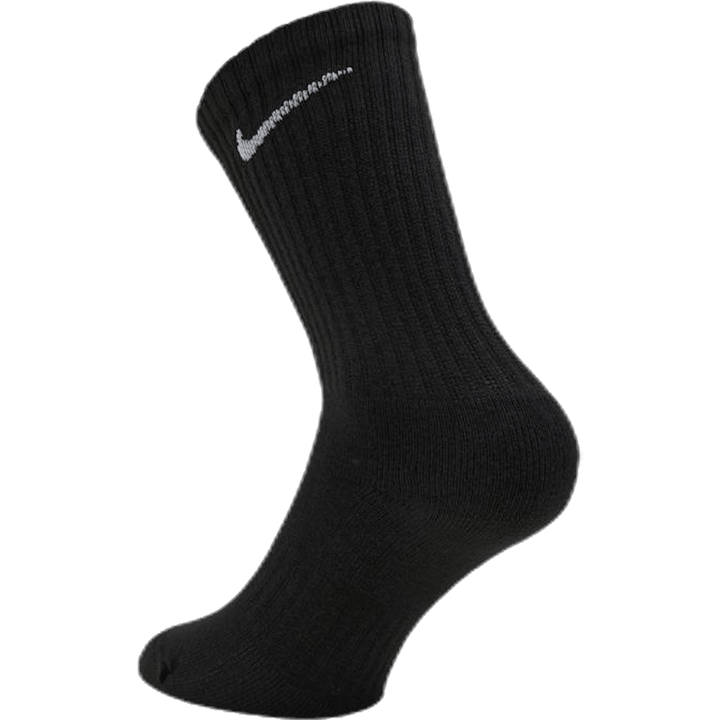 Everyday Cushioned Training Crew Socks (6 Pairs) BLACK/WHITE