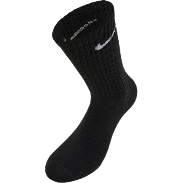 Everyday Cushioned Training Crew Socks (6 Pairs) BLACK/WHITE