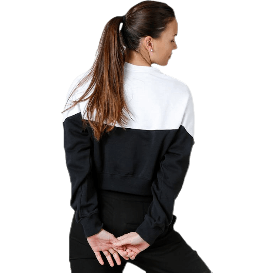 Heritage Fleece Crew White/Black