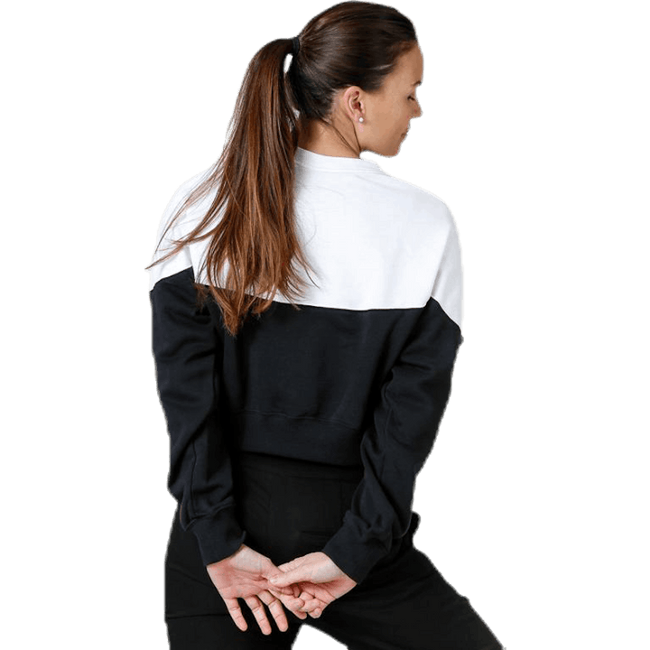 Heritage Fleece Crew White/Black