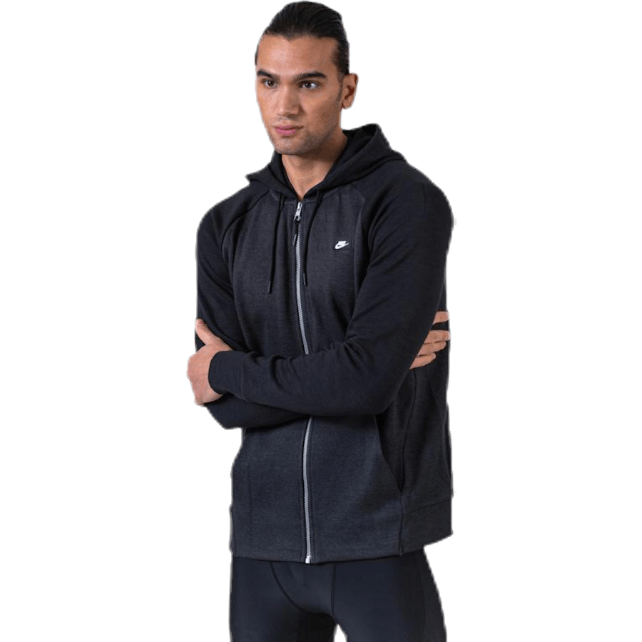 Optic Hoodie Full-Zip Black