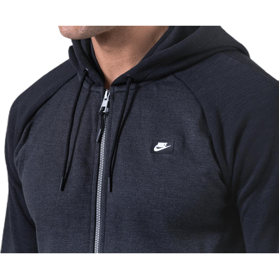 Optic Hoodie Full-Zip Black