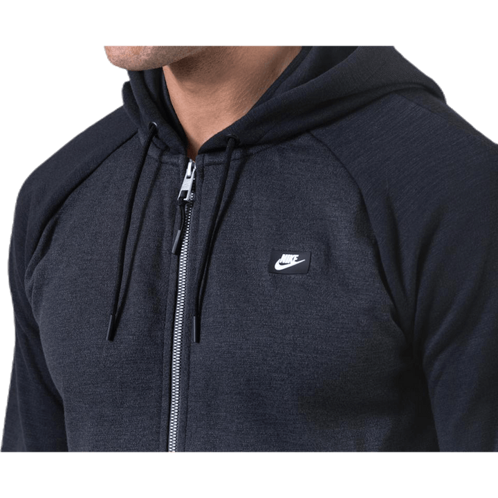 Optic Hoodie Full-Zip Black