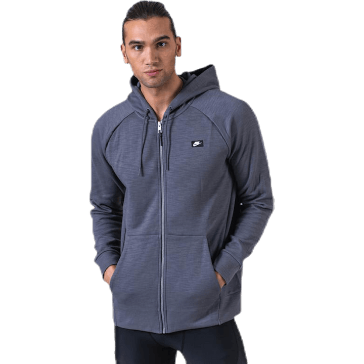 Optic Hoodie Full-Zip Grey