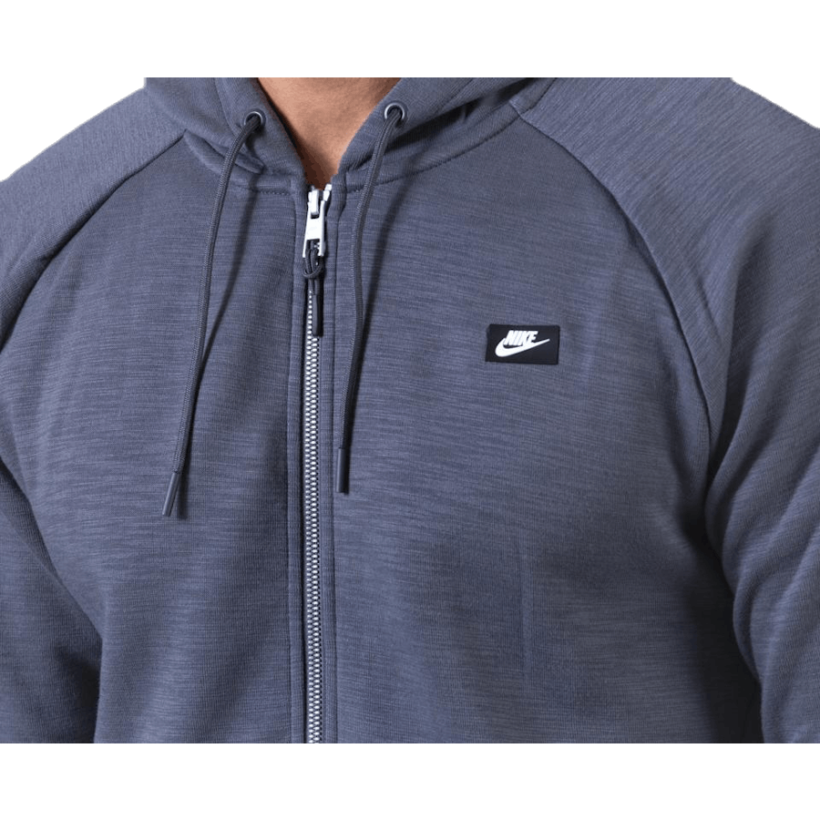 Optic Hoodie Full-Zip Grey