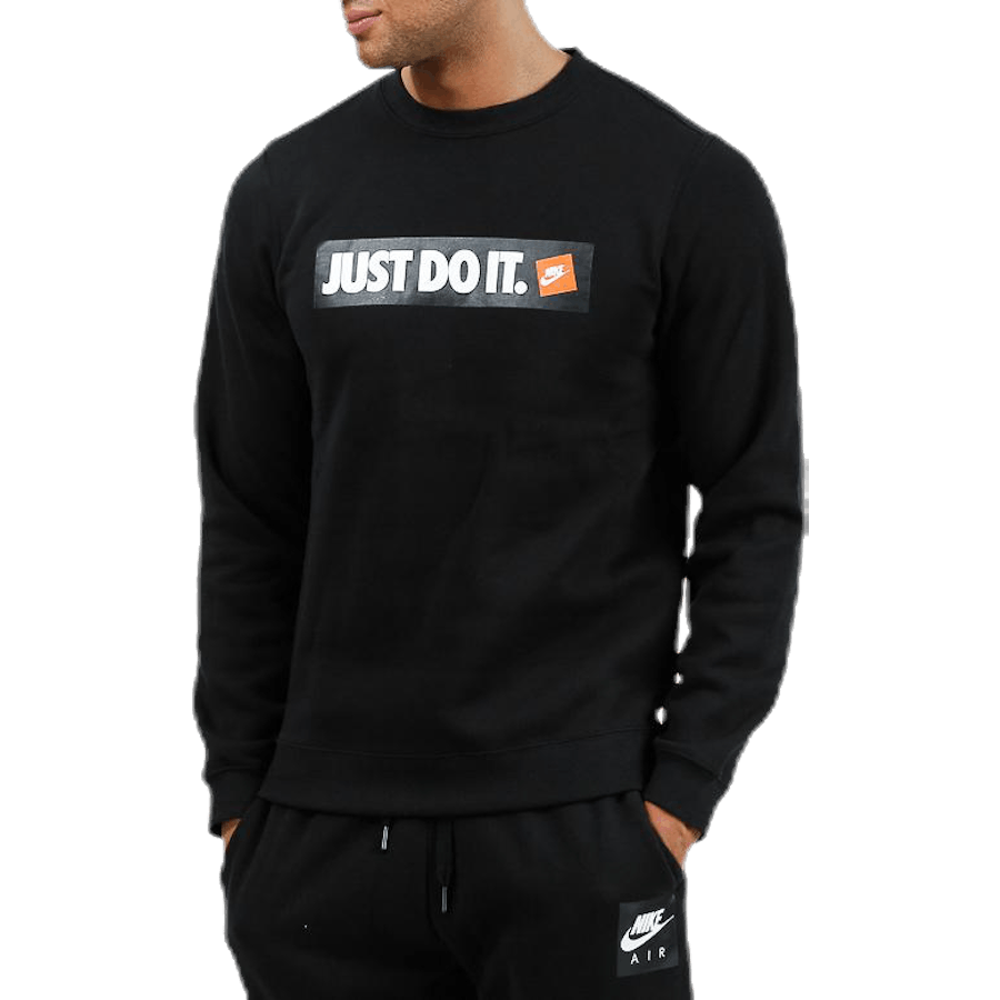 Hybrid Fleece Crew Black
