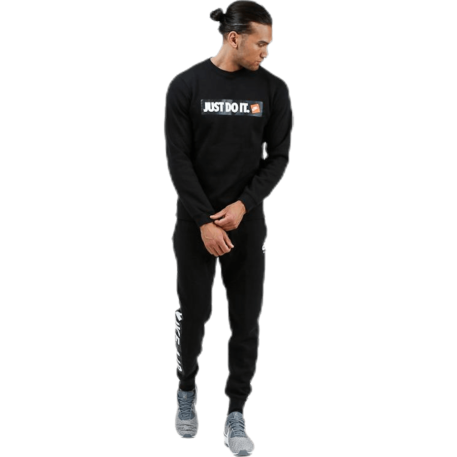 Hybrid Fleece Crew Black