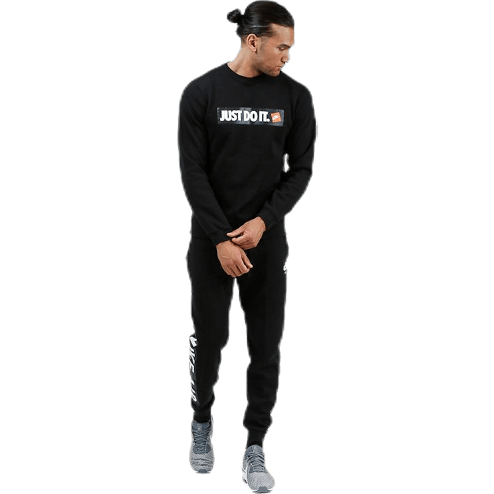Hybrid Fleece Crew Black