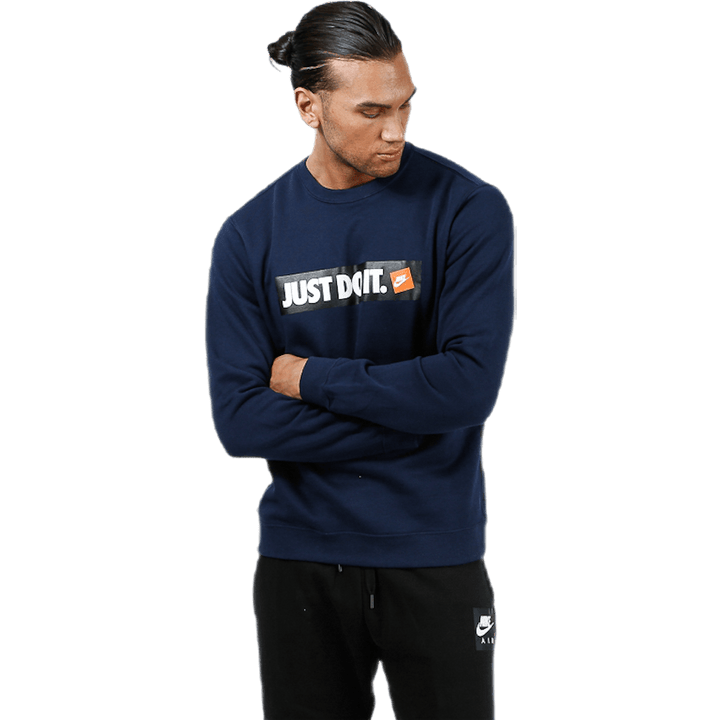Hybrid Fleece Crew Blue