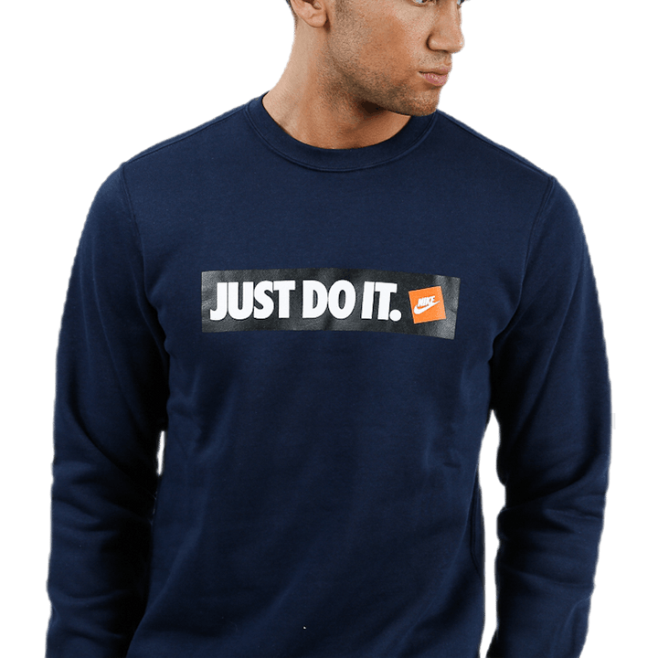 Hybrid Fleece Crew Blue