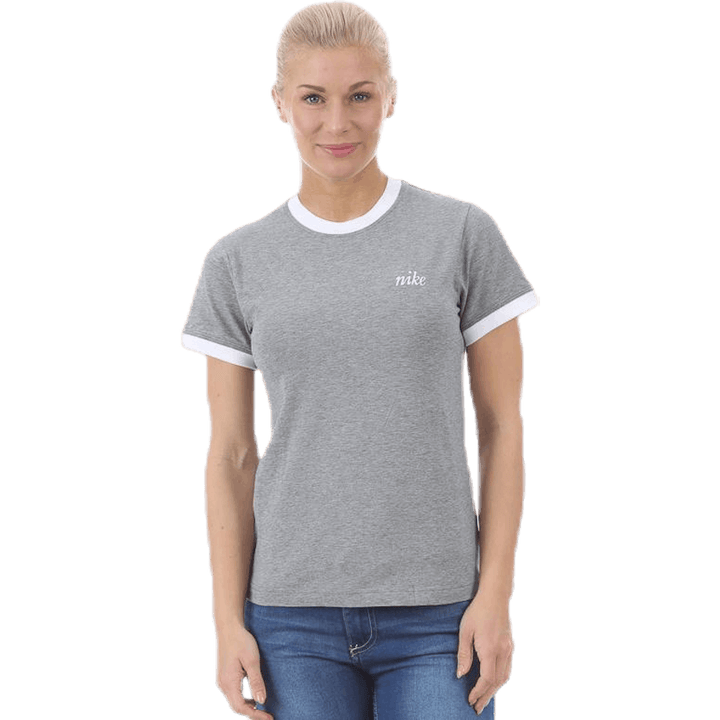 NSW SS Top Ringer White/Grey