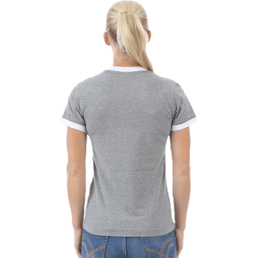 NSW SS Top Ringer White/Grey