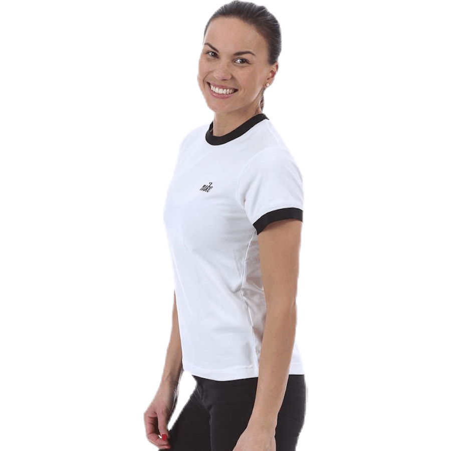 NSW SS Top Ringer Blanc/Noir