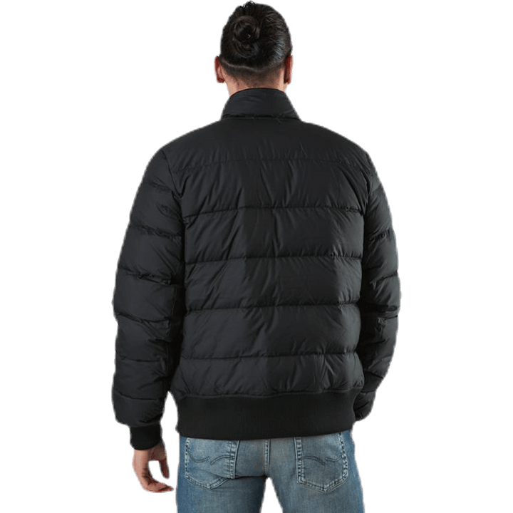 Down Fill Bomber Jacket White/Black