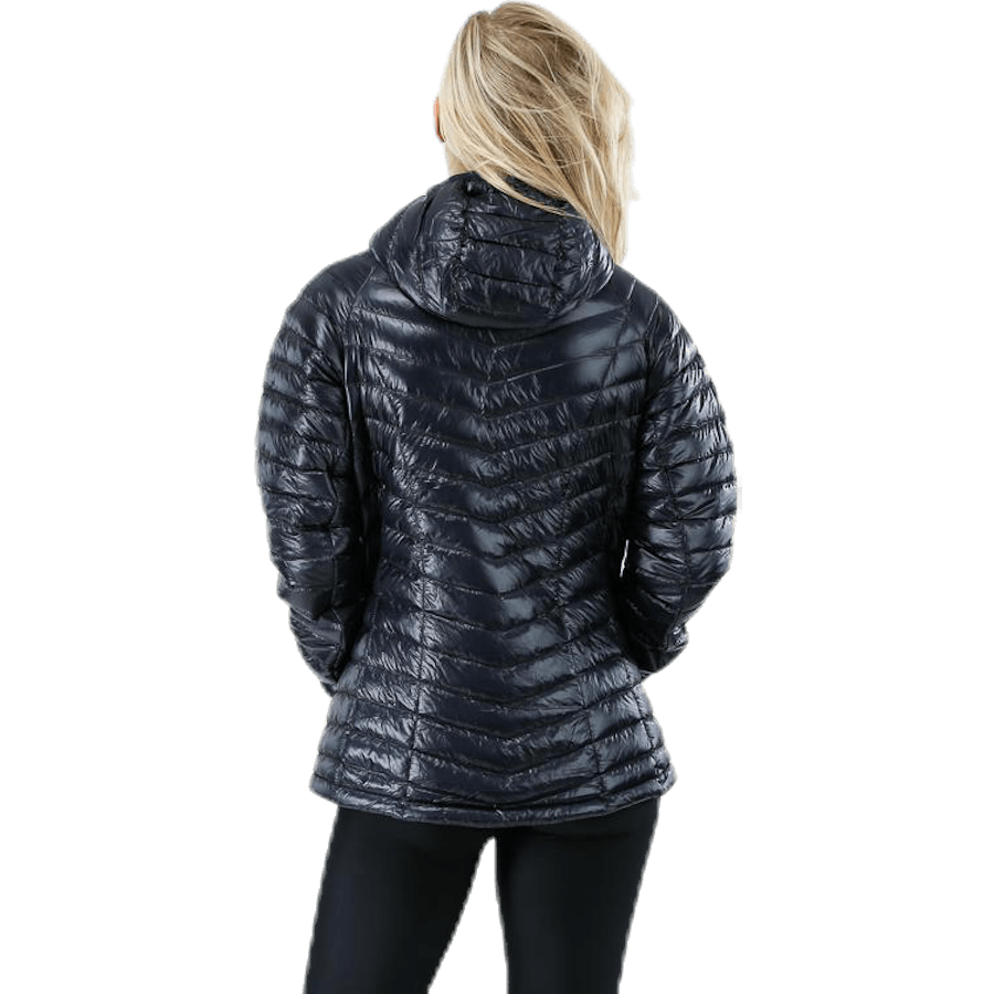 Ghost Whisperer Hooded Down Jacket Black/Grey