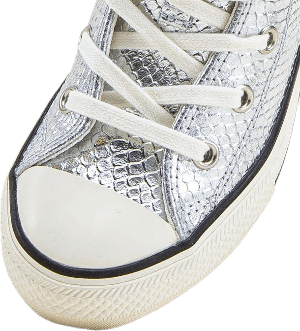 J Chuck Taylor All Star Metallic Silver