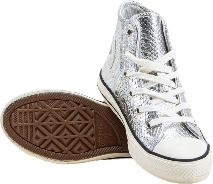 J Chuck Taylor All Star Metallic Silver