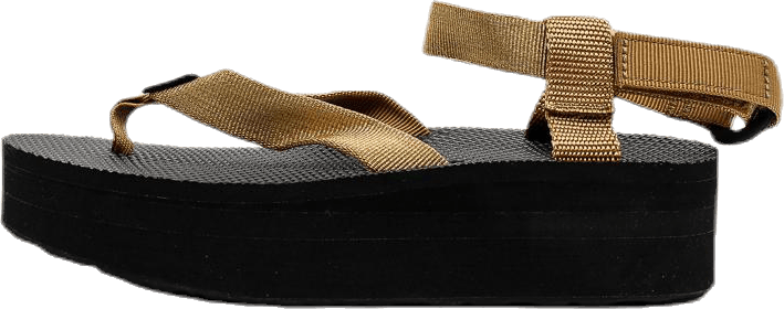 Flatform Sandaal must/kuldne