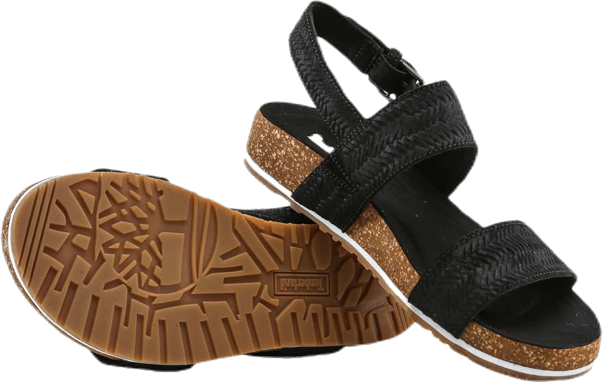 Sandale Malibu Waves à 2 bandes noire