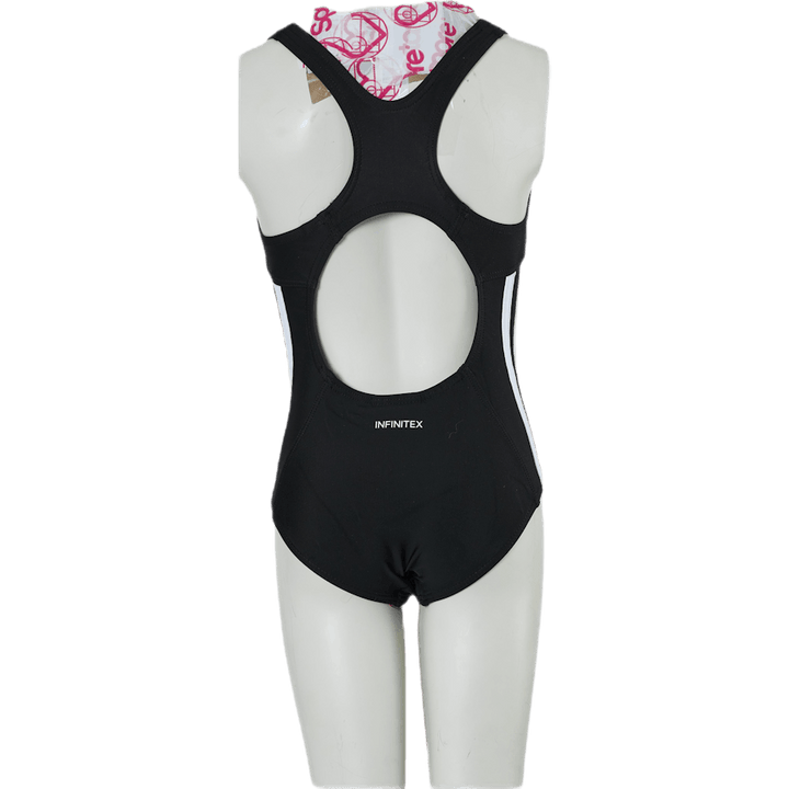 Basic Onepiece Jr White/Black