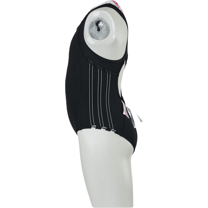 Basic Onepiece Jr White/Black