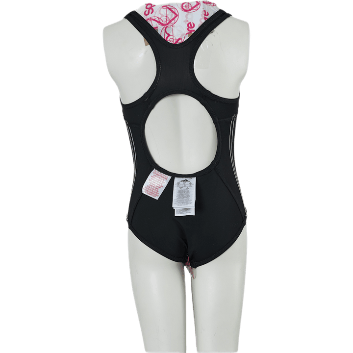 Basic Onepiece Jr White/Black