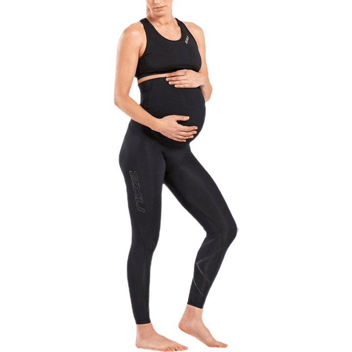 Prenatal Maternity Comp Tights Black