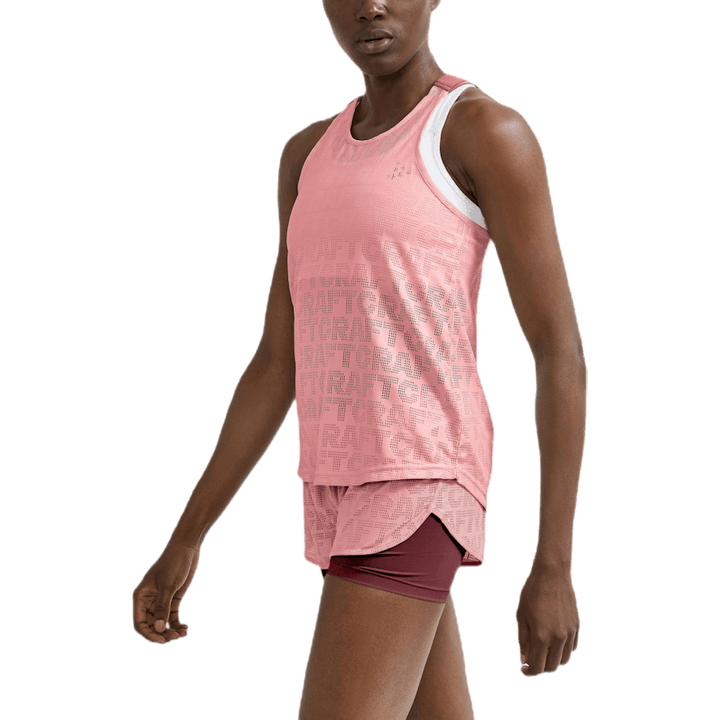 Core Charge Logo Singlet Pink