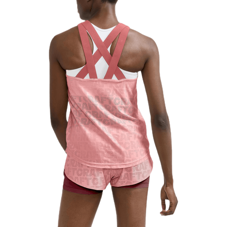 Core Charge Logo Singlet Pink