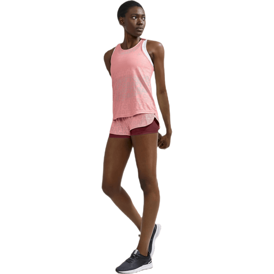 Core Charge Logo Singlet Pink