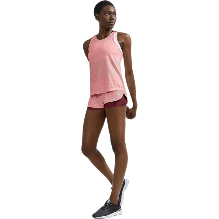 Core Charge Logo Singlet Pink