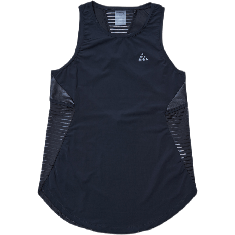 ADV Charge Shiny Singlet Black