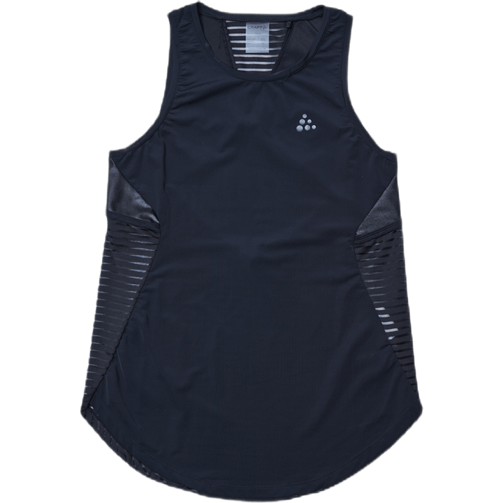 ADV Charge Shiny Singlet Black
