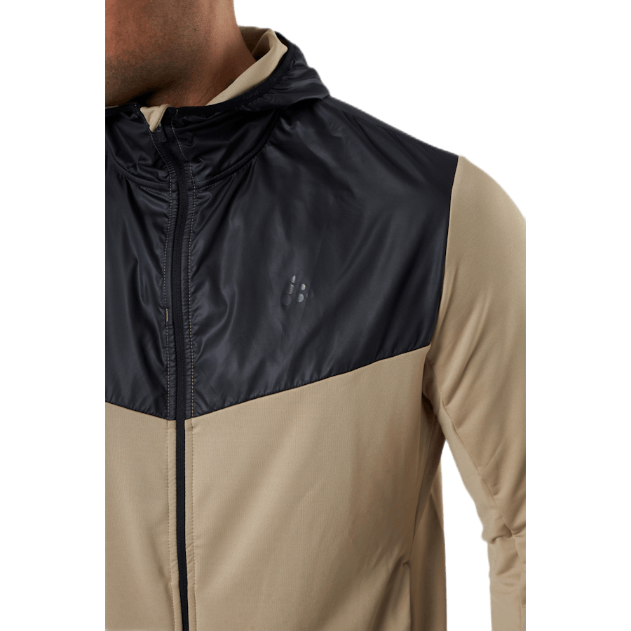 ADV Charge Jersey Hood Jacket Black/Beige