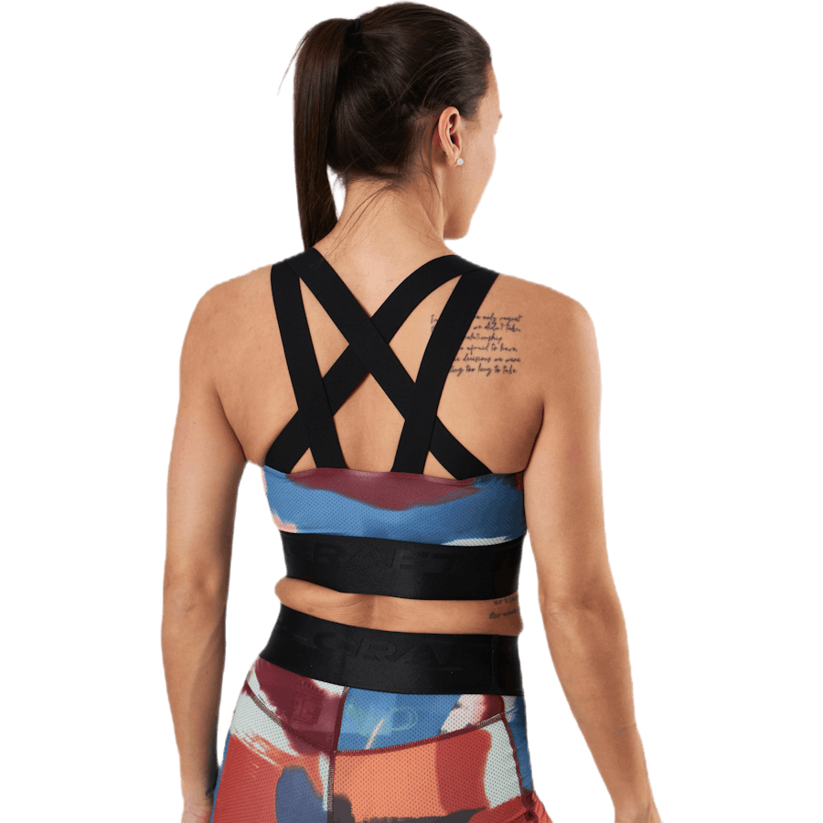 Core Charge Sport Top gemustert