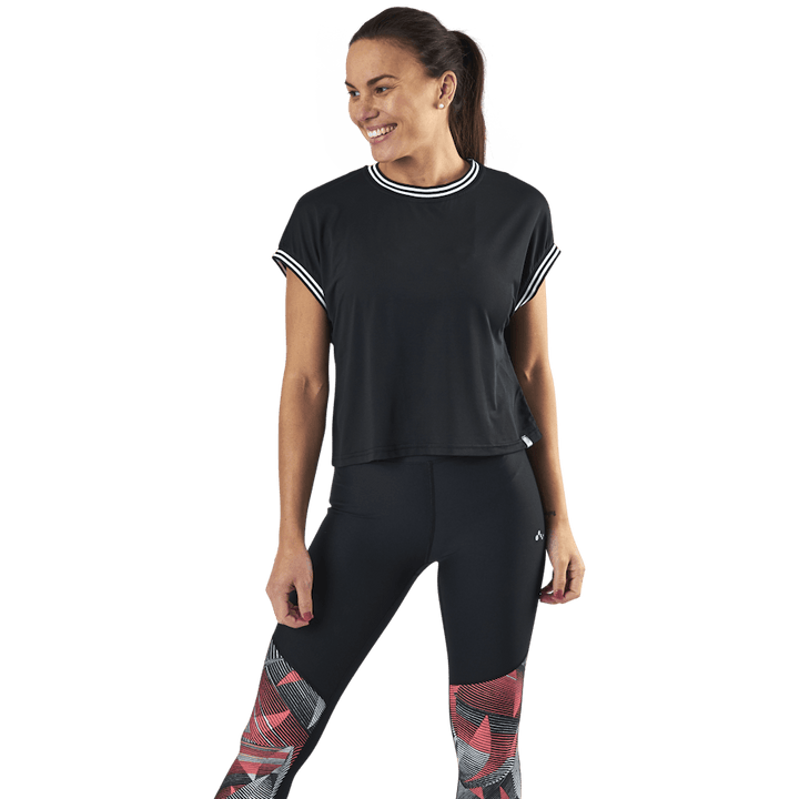 Ady SS Mesh Tee Svart