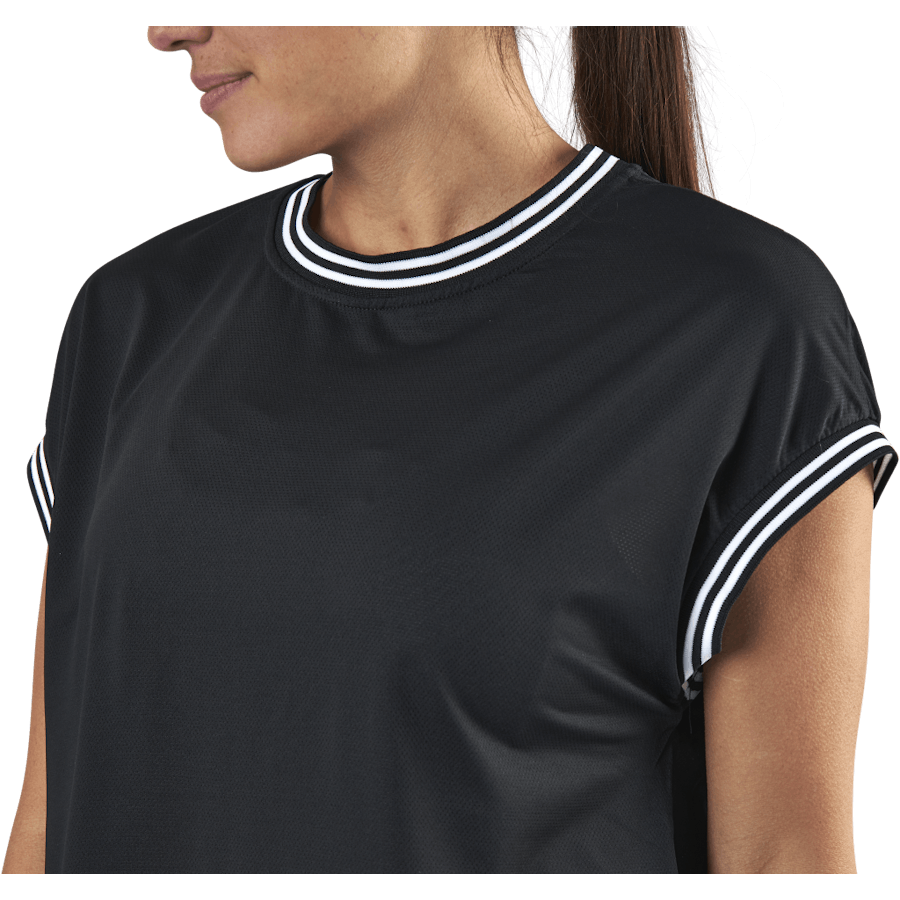 Ady SS Mesh Tee Svart