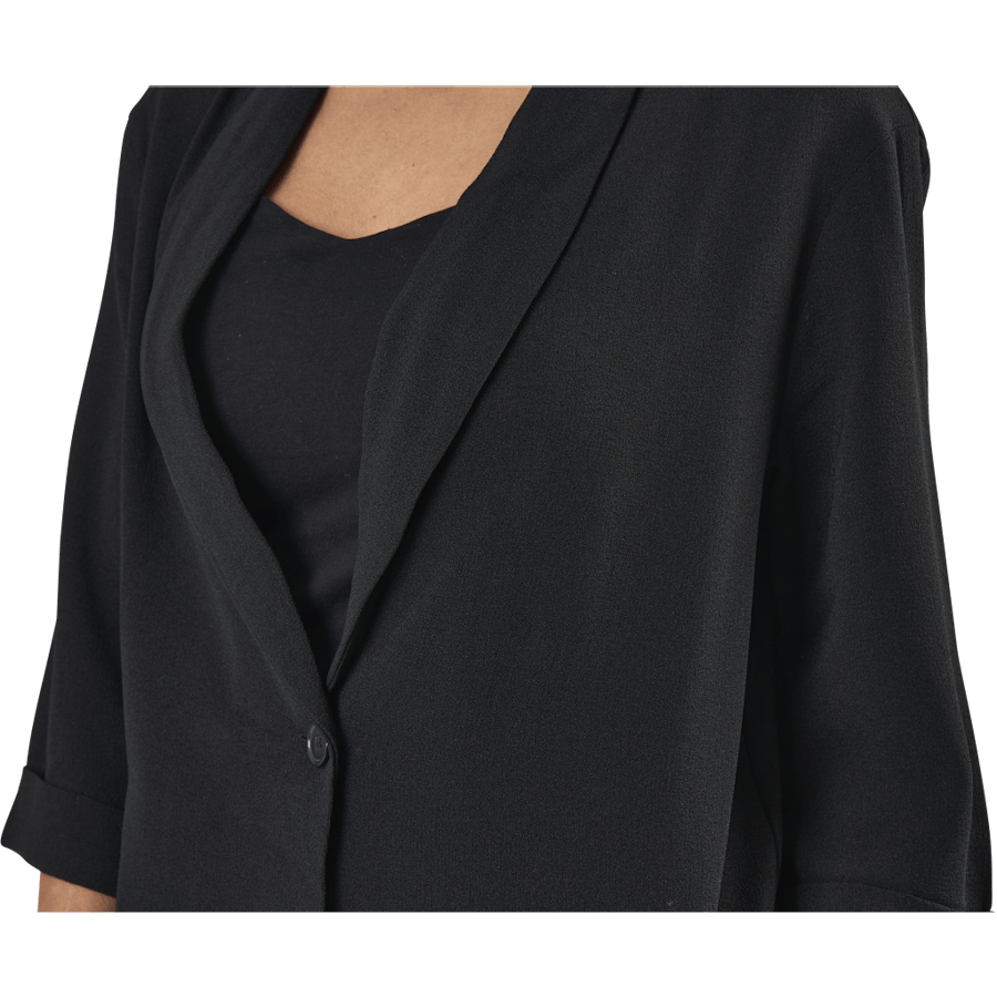 Bertha 3/4 Coatigan lungo nero