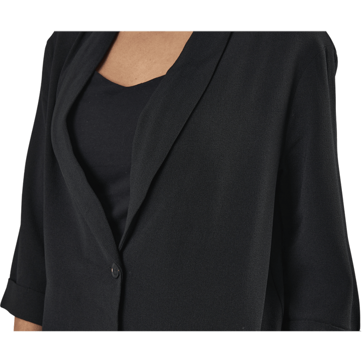 Bertha 3/4 Coatigan lungo nero