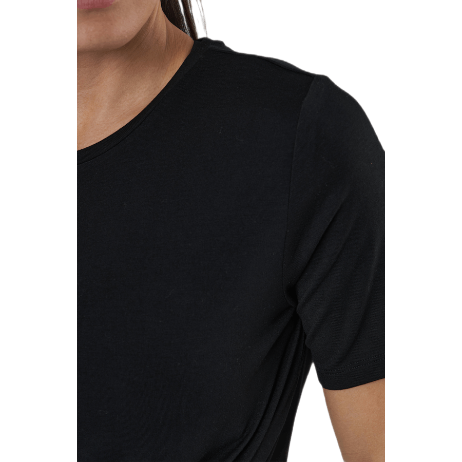 T-shirt à nouer Neora SS noir