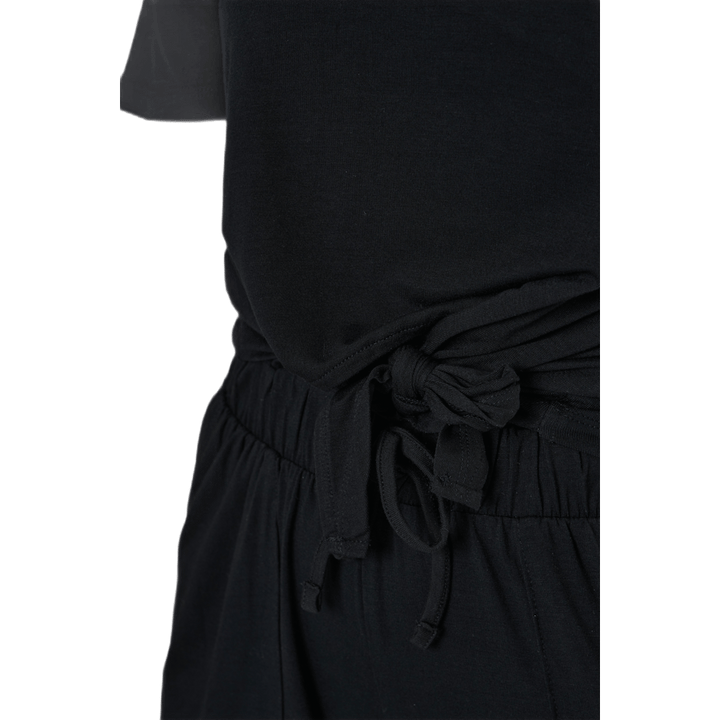 T-shirt à nouer Neora SS noir