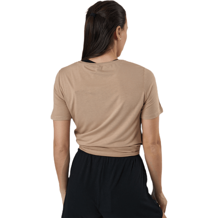 Neora Ss Tie Tee Beige
