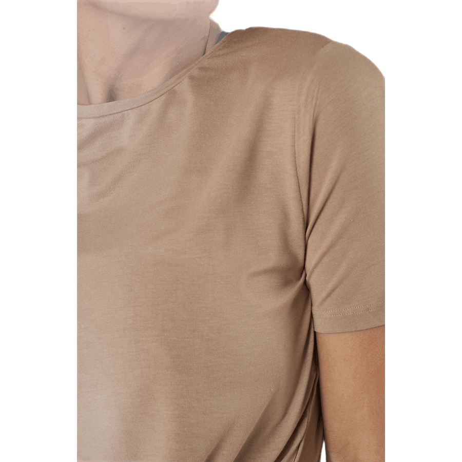 Neora Ss Tie Tee Beige