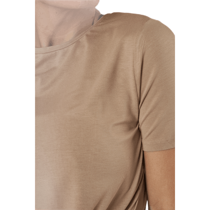 Neora Ss Tie Tee Beige