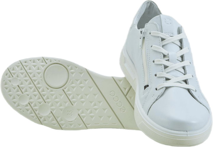Street Tray Laced Shoes White