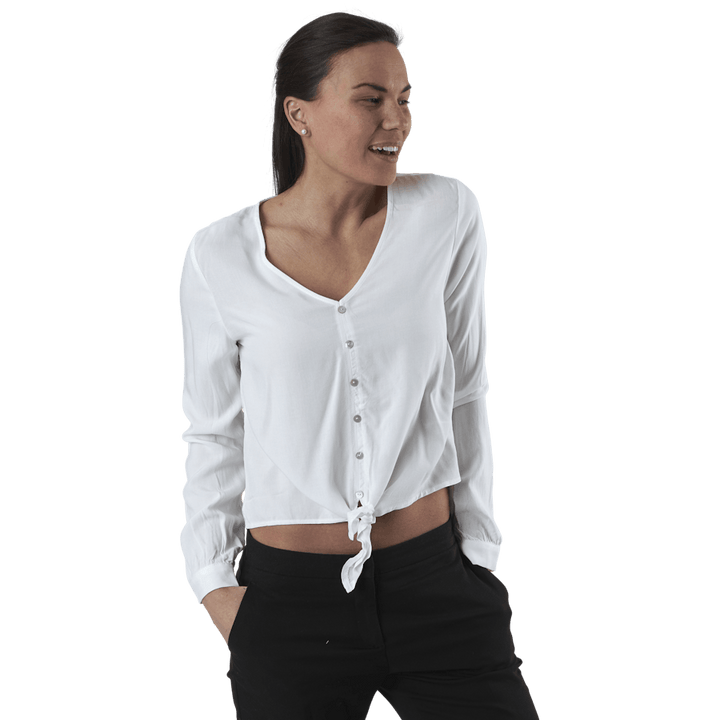 Chemise à nouer Nina Life L/S Wvn Blanc