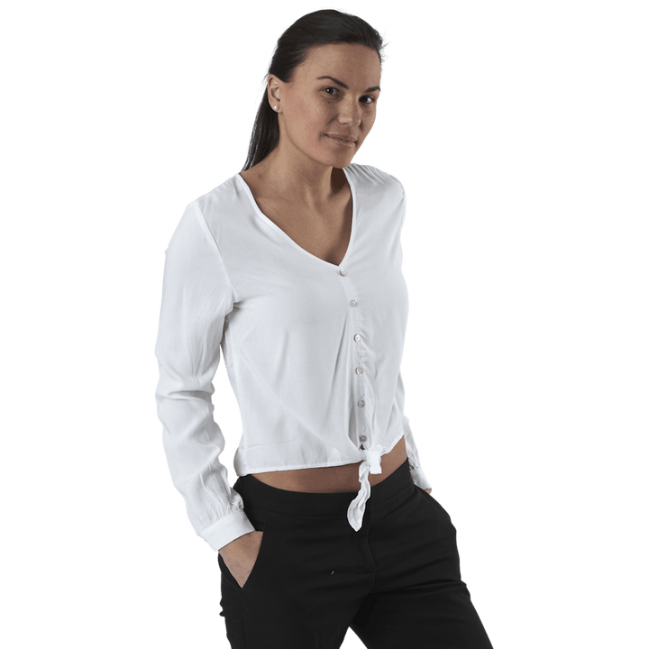 Chemise à nouer Nina Life L/S Wvn Blanc